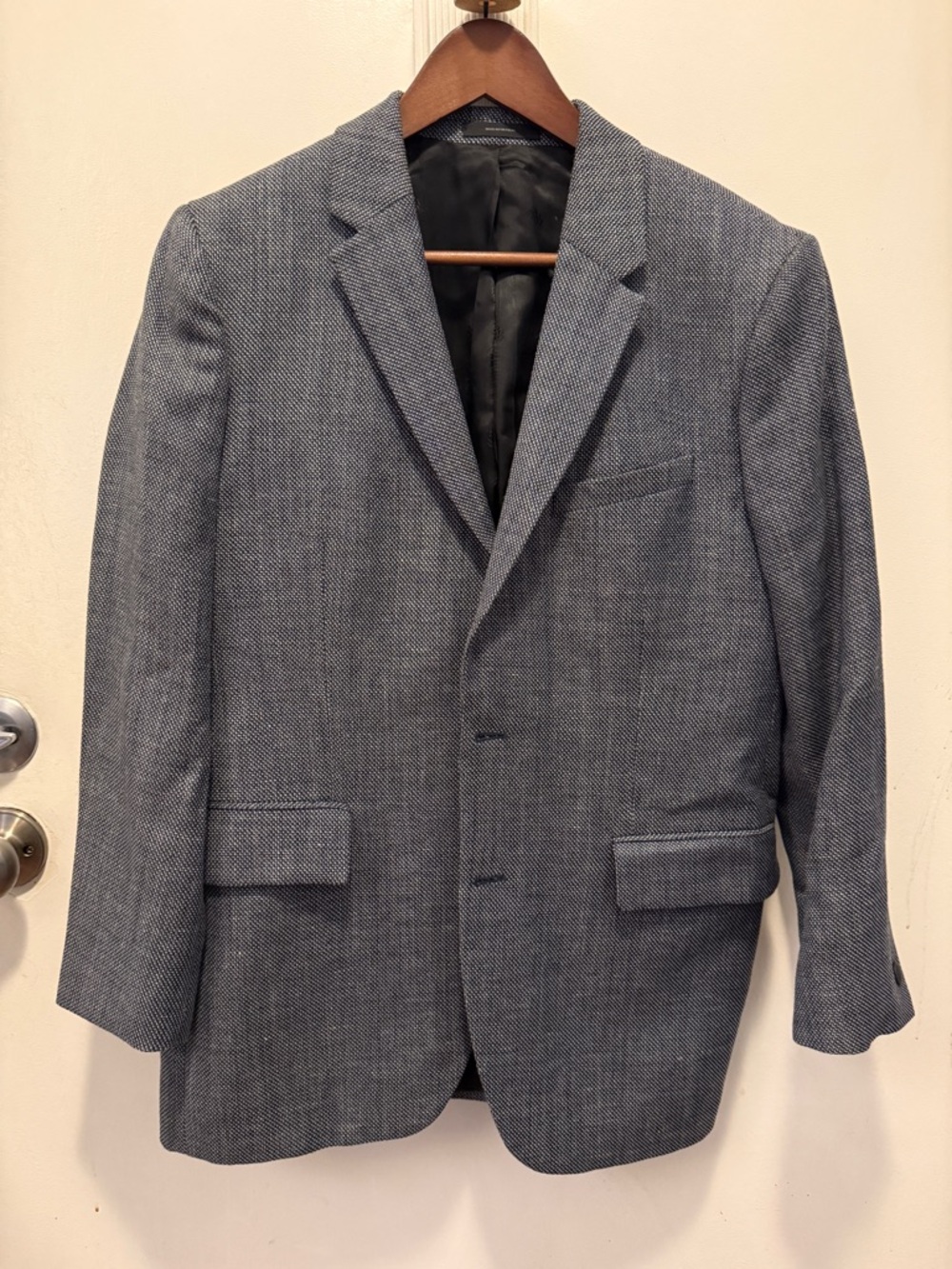 rag & bone Men's Gray Herringbone Blazer - Classic Tailored Jacket